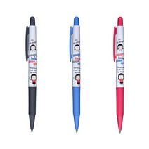 제노 앵그리 리틀걸 볼펜 노크식 유성펜 0.5mm 1타12입, 청