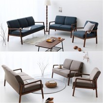 1인용 2인용 3인용 패브릭 소파 베란다 거실 라운지 체어 쇼파 병원 침실 코너형, 1.1인소파 다크블루