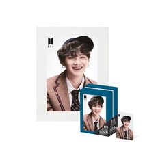 퍼즐피플 BTS 직소퍼즐 모음, 미니멀티 BTS 슈가 108피스 액자포함(108피스자체제작화이트), 108p