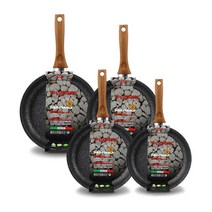 이태리 플로날 논스틱 화강코팅 후라이팬5종 택1 인덕션후라이팬 궁중팬 가정용 업소용팬, 프라이팬28cm