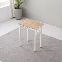 이반가구 1인~8인 접이식테이블 다용도 책상 절탁자 식탁 컴퓨터책상 입식책상 회의테이블 작업테이블 다용도 오피스 사무실 서재, 절탁자 600x400, 고무나무, 화이트다리