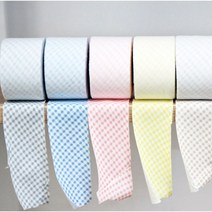 바이어스 원단 천 싱글다이마루 체크 5종 EZ, 블루