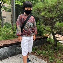대폭 30수 무형광 물나염 번아웃 싱글 다이마루 천 별 스타 워즈 2종, 퍼플카키(G63)