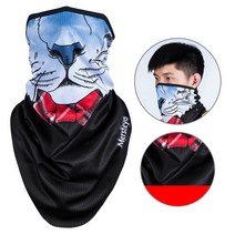 SKANDSALO 기타등산장비 야외운동 러닝 장비 용품 자전거 라이딩 머리수건 두건 등산 도보 헬스 국다용도 머플러, T17-삼각 수건 [ 백호 ] 원사 겉감 ...