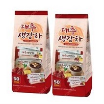 지노 대추생강차 50T X 2개(100T) 일회용 전통차 스틱 쌍화차, 4세트