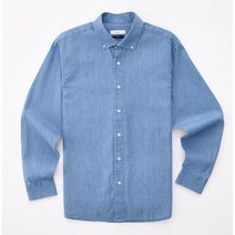 에스티코 [STCO] 23년 샴브레이 데님 셔츠 - 블루컬러