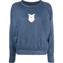[명품][명품]22FW 메종 마르지엘라 스티치 애니멀 로고 블루 여성 맨투맨 S31