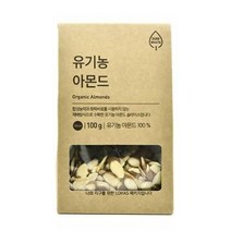 올가 간식 유기농 아몬드 슬라이스 (100g) 명절 회사 탕비실 캠핑 아이들 선물, 7개