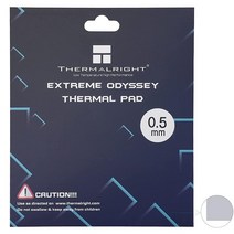 Thermalright 방열 패드 실리콘 방열 패드 12.8 W/mK 비전도성 내열성 고온 저항 노트북 방열판/GPU/CPU/LED 쿨러 그레이 (1.0mm), 120x120x0.5mm_ODYSSEY 120x120m