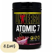유니버셜 아토믹7 BCAA 1kg 78회분 1세트 블랙체리맛 [미국 직배송], 1개