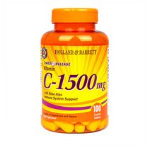 Holland & Barrett 홀랜드앤바렛 타임 릴리즈 비타민 C 로즈힙 1500mg 100정