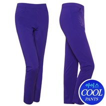 [신세계TV쇼핑]여성 밴딩 아이스 여름바지 슬림 스판 팬츠 SSG-WPT-0008-퍼플