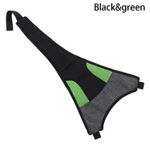 스마트로라 자전거 트레이너 즈위프트 실내 홈 연습 평 롤러 트레일러 자전거 프레임 땀 커버 가드 땀 흡수 스트랩 net catcher for mtb bike trainer 실내, 블랙 그린