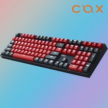 COX CK108 게이트론 LED 게이밍 기계식 키보드 레드 다크그레이 (S2 황축), 레드/다크그레이, 선택하세요