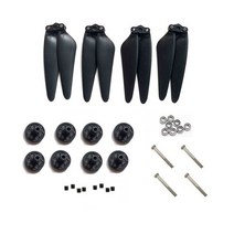 입문용 드론 VISUO XS818 Rc 쿼드 콥터 드론 모터 기어 프로펠러 블레이드 소품 날개 베어링 예비 부품 키트, [01] 버건디