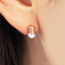 [프리스카제이] 14K 유니크 펄 귀걸이