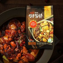 안동찜닭골목 꼬끼요 김준년 안동찜닭 밀키트 초벌 닭고기 5분조리, 1팩, 630g