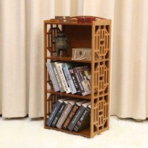 사방탁자 엔틱 고가구 한옥 인테리어 원목진열장, 8각격자 3층 42CM