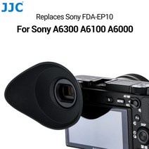 카메라 뷰파인더 jjc 실리콘 360º 회전식 아이컵 아이피스 소니 a6100 a6300 a6000 nex-6 nex-7 아이컵은 fda-ep10을 대체합니다., en-a6300g