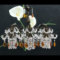 건우아트 모나미6등 크리스탈 샹들리에 샹들리에/실링팬, 엔틱포인트