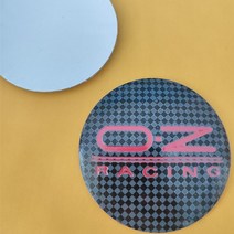 휠 용품 4pcs 56mm OZ 레이싱 스티커 휠 센터 캡 엠블럼 배지 자동차 림 Hubcaps 커버 데칼, 06 F