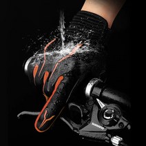 쿨체인지 겨울 방한 자전거 스마트폰장갑 방수기능 실리콘 쿠션패드, RED