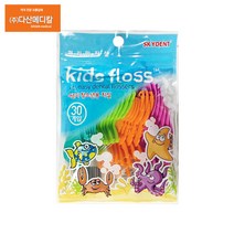 스카이덴트 어린이 치실 30P 10개/무배/유아칫솔양치, 스카이덴트 어린이치실 30p [10개]
