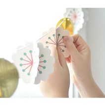 봄모빌 꽃 모빌 가랜드 만들기 15피스 어린이집 유치원 신학기 새학기 봄 환경 구성