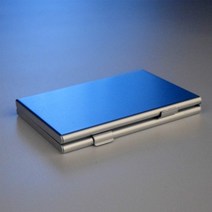 알루미늄 이중 대용량 명함케이스 명함지갑 로고제작 카드케이스