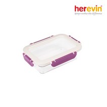 [헤르빈] 크리아 커버분리 밀폐용기 600ml 퍼플, 없음