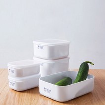 일본 화이트 밀폐 저장용기 냉장고정리 전자렌지용기, 900ml, 900ml