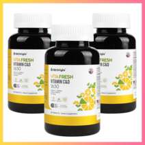 속편한 중성 비타민C 1000 영양제 미국 직수입 속쓰림없는 프리미엄 버퍼드 비타민C 60정 2개월분, 3병