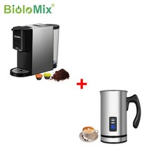 에스프레소 업소용 커피 머신 19Bar 1450W 다중 캡슐 커피 메이커 Fit Nespresso Dolce Gusto 및 커피 분말 카페창업, BK-513 N MFS, 협력사, 유럽 ​​연합