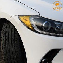 (SNJ) 아반떼AD 헤드라이트 스티커 리플렉터 반사 필름 악세사리 차량용품