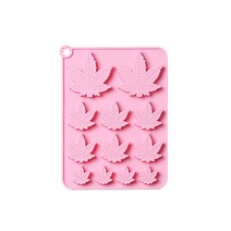 제빵 기구 도구 베이커리실리콘 12 심지어 단풍 나무 잎 초콜릿 금형 아이스 그리드 푸딩 금형 Diy 베이킹, 01 style-1