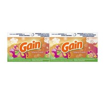 게인 건조기시트 아일랜드 프레쉬 120장 Gain Dryer Sheets Freshlock Island Fresh Scent, 2팩