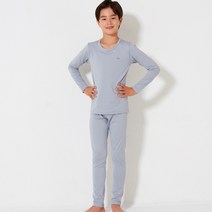 엘인보아 아동용 에어로히트 발열 내복 _그레이