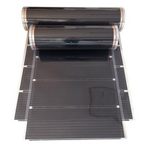 난방시스템 220v 220w 50cm-8meters 너비 건강한 바닥 난방 적외선 바닥 난방 탄소 필름 히터 전기 바닥 온난화 매트, 50cm x 50cm