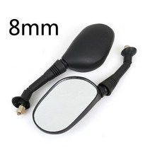 오토바이 백미러 일반 사이드 미러 혼다 Dio Zx Ruckus Super Cub 110 todays Vano Zoomer Moto, HSJ-010-M8, 1개