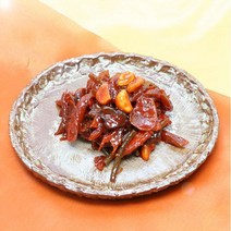 모듬장아찌 500g 아이스팩포장 무 오이 마늘 마늘쫑 참외 감을 잘라 고추장에 숙성시킨 장아찌