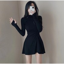 줄리엔느 헤스티 여밈 슬림핏 원피스