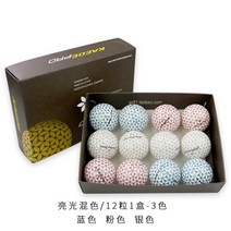 골프공 12개 벚꽃 고탄력 장거리 원거리 5색 장타 특이한 이색 초안정 경기용 선물세트, 라이트 믹스 St.2
