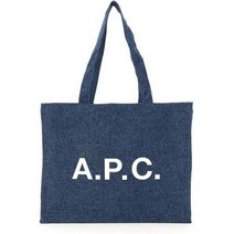 A.P.C. 아페쎄 APC 로고 다이엔 토트백 블루 COETK M61443