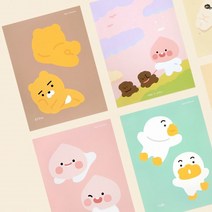 체크카드 교통카드 신용카드 커스텀 폰꾸 다꾸 라이언 어피치 스티커 포카 꾸미기 폴꾸 탑꾸, 노을 어피치