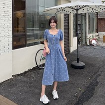 나시 상견례룩 고급 여름빅사이즈원피스 5xl 흰 돌잔치 여성 청순한스타일 쿨롱 하객룩