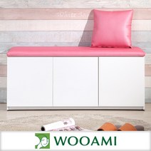 우아미아이 [우아미가구]라킨 벤치소파 도어형1200, 색상_그린