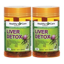 헬씨 케어 리버 디톡스 100 캡슐 X 2개, 1세트