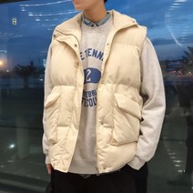 가바바 남성 빅사이즈 패딩조끼 5XL까지 따뜻해보여 패딩점퍼 G22987