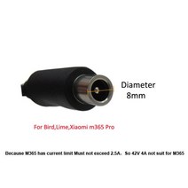 36 V 4A 스쿠터 Ebike 배터리 충전기 42V GX16 DC 리튬 이온 폴리 전기 자전거 10S 볼트, [06] M365 Pro, [01] 미국