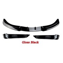 프론트 범퍼 립 스플리터 디퓨저 바디 키트 가드 bmw 3 시리즈 e90 e91 pre-lci 2005-2008 악세사리, 한 세트 광택 블랙